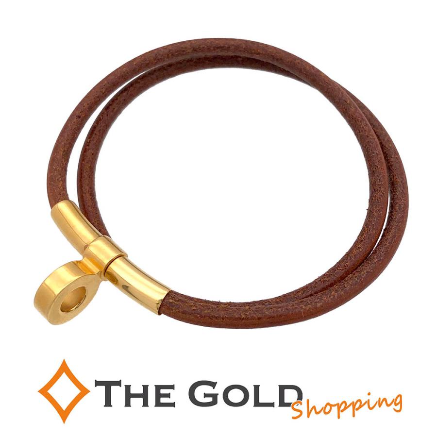 HERMES（エルメス） ドゥーブルケリー チョーカー ブレスレット 17cm 