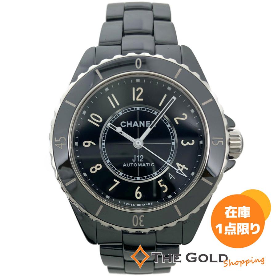 CHANEL J12 ジェイトゥエルヴ H5697 38mm ブラックセラミック 黒文字盤  