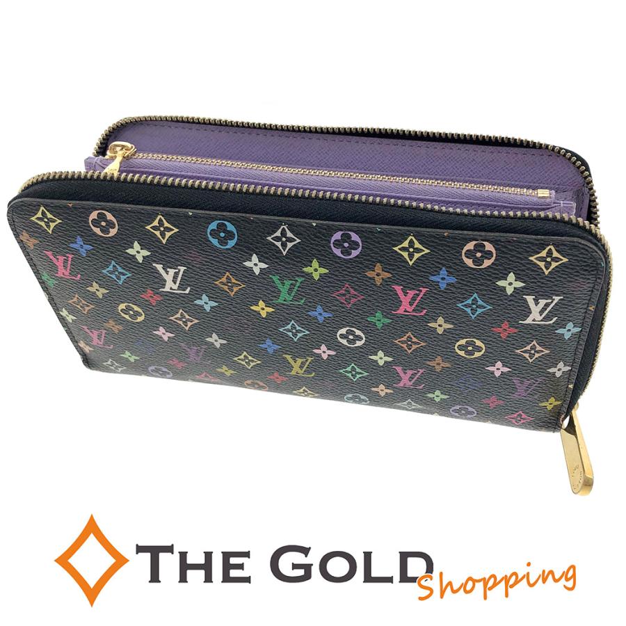LOUIS VUITTON ジッピーウォレット M60275 モノグラム マルチカラー  