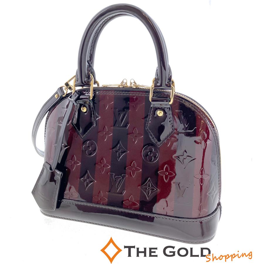 LOUIS VUITTON ルイヴィトン ヴェルニ アルマBB アマラント