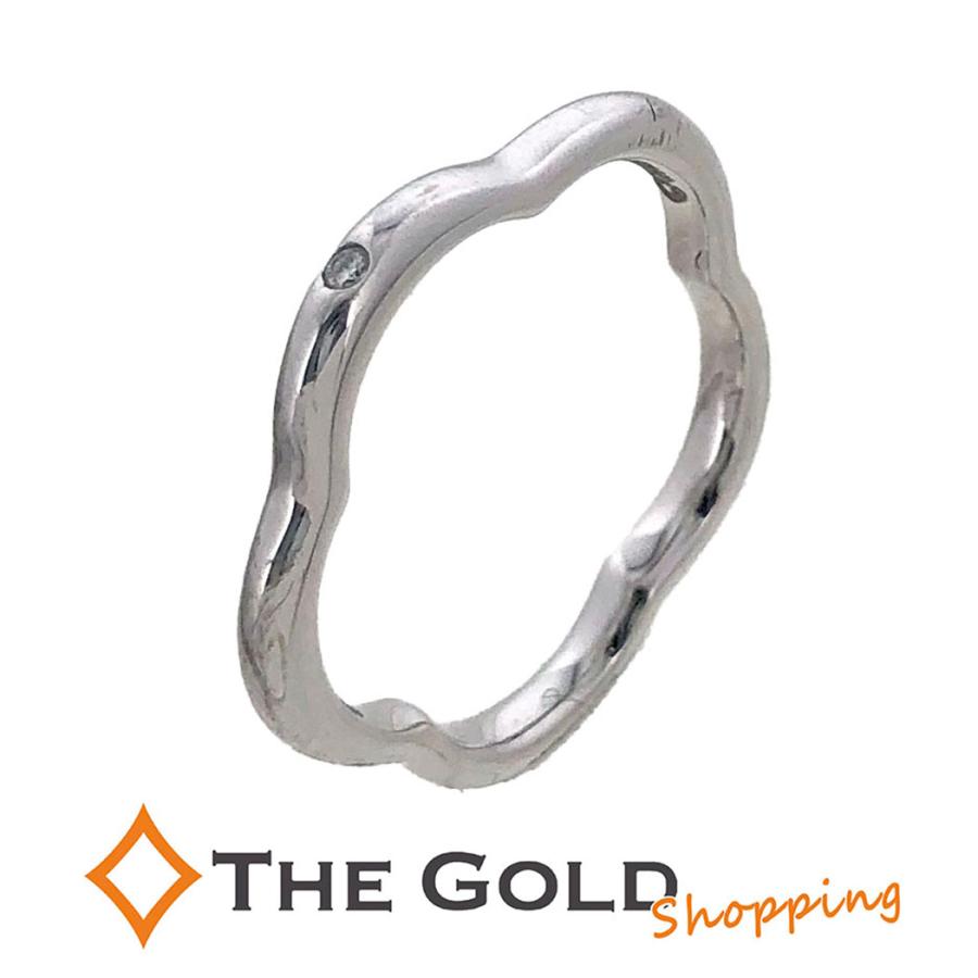 CHANEL（シャネル） カメリア1Pダイヤリング J3219 #49 6号 750 WG