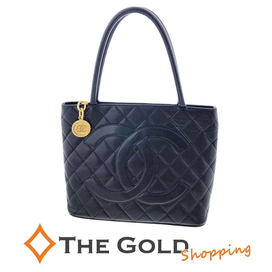 美品 CHANEL シャネル マトラッセ 復刻トート キャビアスキン ブラック CHANEL（シャネル） 復刻トート マトラッセ キャビアスキン ブラック