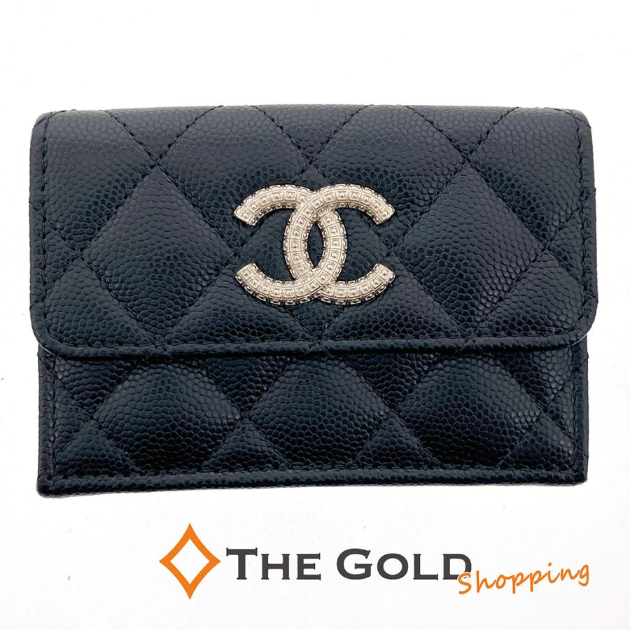 CHANEL（シャネル） スモールフラップウォレット AP3182 キャビア
