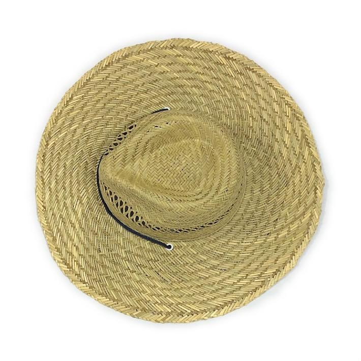 太井草大円 麦わら帽子 メンズ 農作業 帽子 つば広 ガーデニング