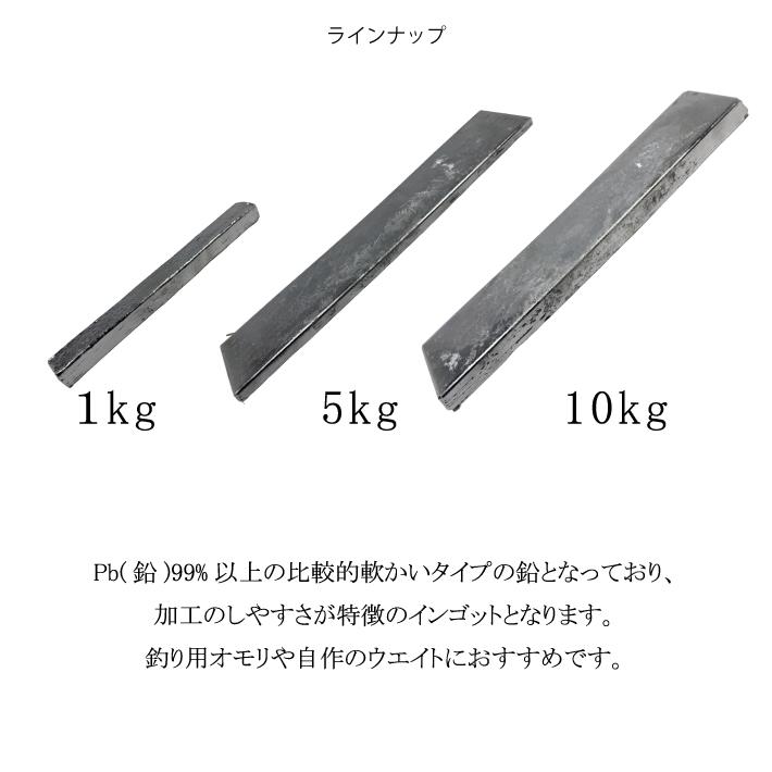 オ*7様 鉛　インゴット　メタルジグ作製用　20kg 鉛-インゴット - ラッキーフィッシュ