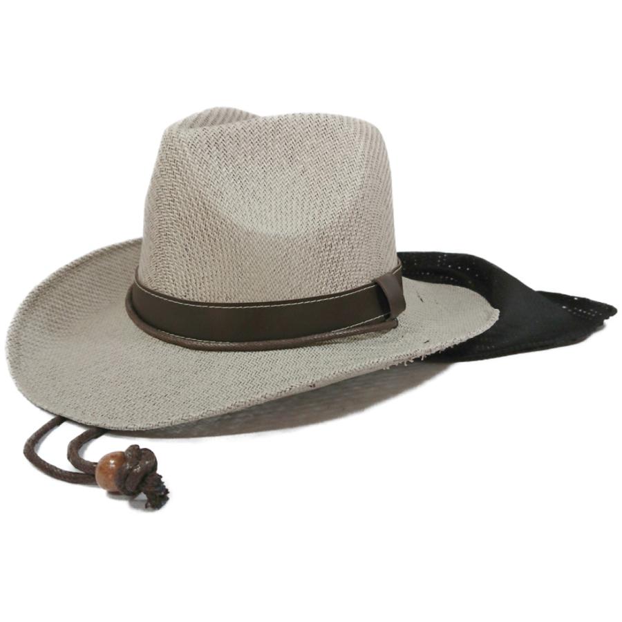 104マニッシュタレ付き（首ガード取り外し可能） 麦わら帽子 おしゃれ