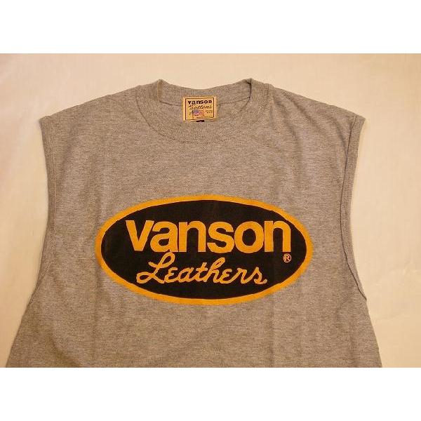VANSON  バンソン Made in USA ノースリーブTシャツ｜thehummingbird