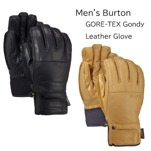 完売 スノー グローブ メンズ バートン BURTON Men's Burton Gondy GORETEX Leather Glove