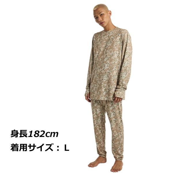 BURTON メンズ スノーボード インナー Men's Burton Midweight Base Layer Crewneck （Snowfall Camo)  24-25 | BURTON | 04