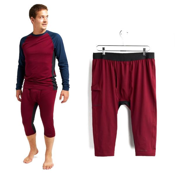 【L】BURTON メンズ インナー Men's Burton Midweight X Base Layer ThreeQuarter