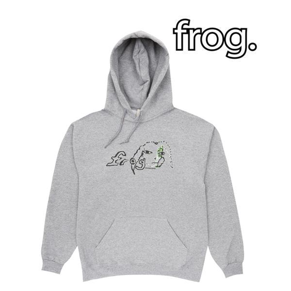 プルオーバーパーカ メンズ フロッグ FROG SKATEBOARDS Daydreamer Hoodie (Grey) FG