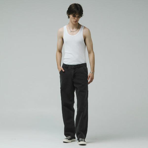 FORMER パンツ ディステンド フォーマー メンズ　FORMER VT DISTEND DENIM CARPENTER PANT （WASHED BLACK）_10