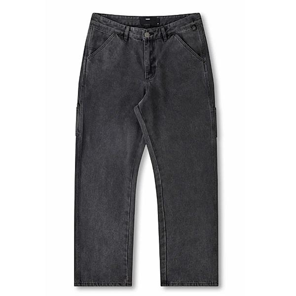 FORMER パンツ ディステンド フォーマー メンズ　FORMER VT DISTEND DENIM CARPENTER PANT （WASHED BLACK）_1
