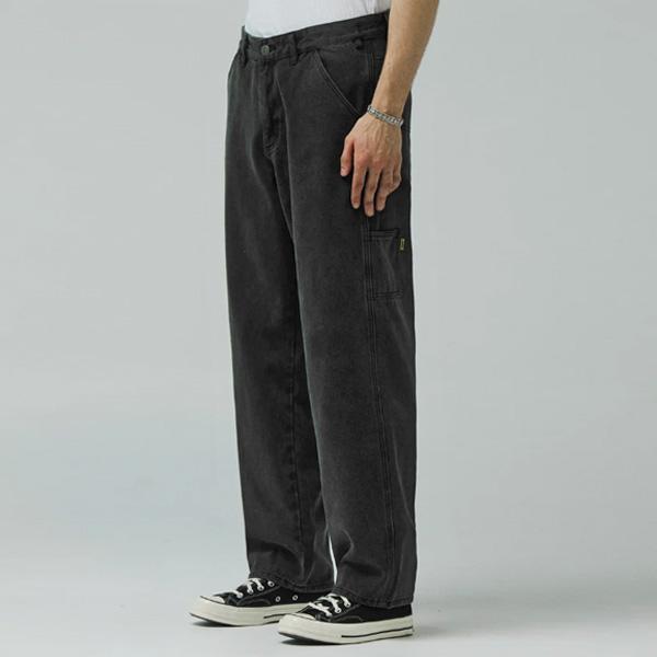 FORMER パンツ ディステンド フォーマー メンズ　FORMER VT DISTEND DENIM CARPENTER PANT （WASHED BLACK）_4