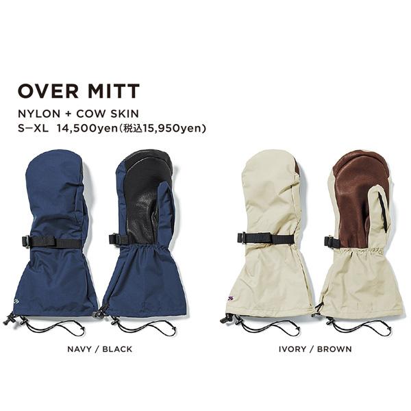 25-26 GREEN CLOTHING グローブ ミトン GREEN OVER MITT (NAVY / BLACK