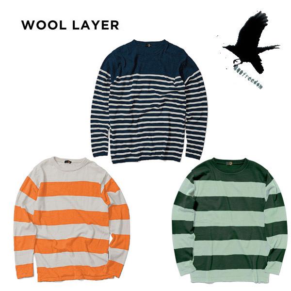 23-24 スノーインナー メンズ レディース グリーンクロージング GREEN CLOTHING WOOL LAYER  (3カラー) | 