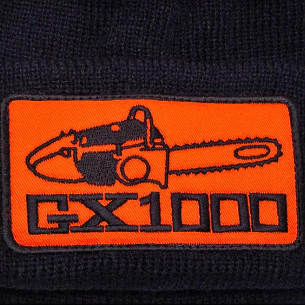 GX1000 ビーニー ジーエックスセン 黒 Chainsaw Beanie （Black