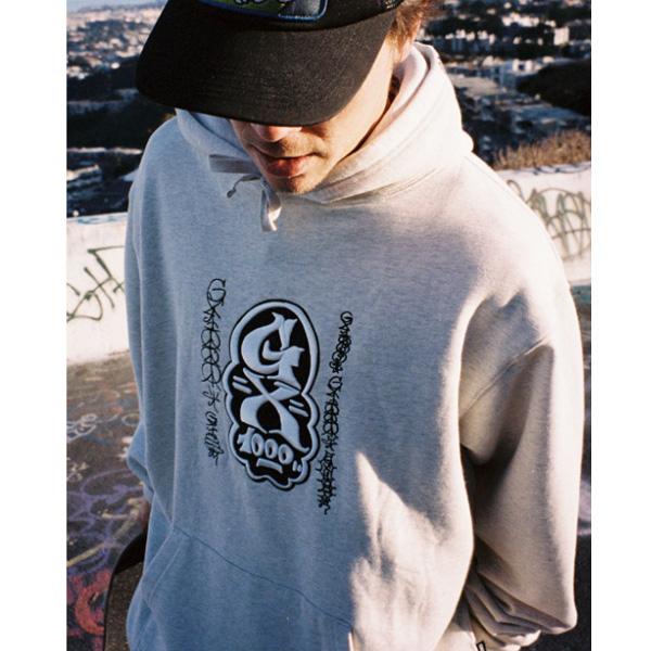 GX1000 パーカ GX1000 Sketch Hoodie （Ash） プルオーバーフーディー