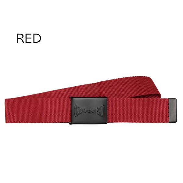“再入荷” INDEPENDENT ベルト　INDEPENDENT Span Unisex Web Belt （BLACK　RED） ウェブベルト メンズ インディペンデント | INDEPENDENT TRUCK COMPNY | 04