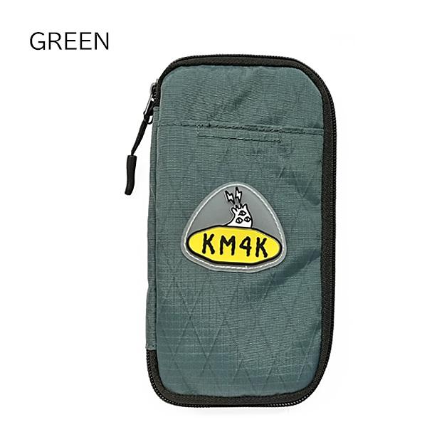 KM4K アクセサリーポーチ　KM4K BODY WALLET （ORANGE　GREEN　BLACK） ウォレット バッグ カモシカ ショルダーベルト付き｜theitaya｜07