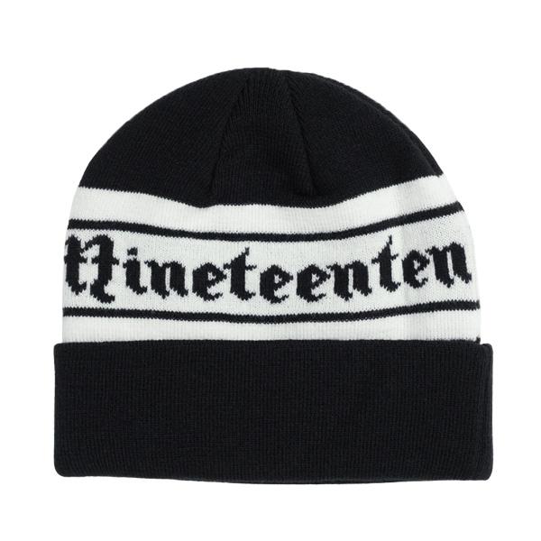 1910 9teenten ビーニー 1910 Ironhorse Beanie （Black/White