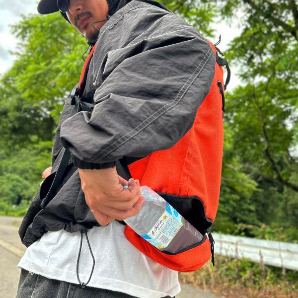 PLAINSANE PS BACK PACK 10L（BLACK　FOREST GREEN　DEEP ORANGE)  スノーボード バックパック リュック プレインセイン PLAIN SANE_13