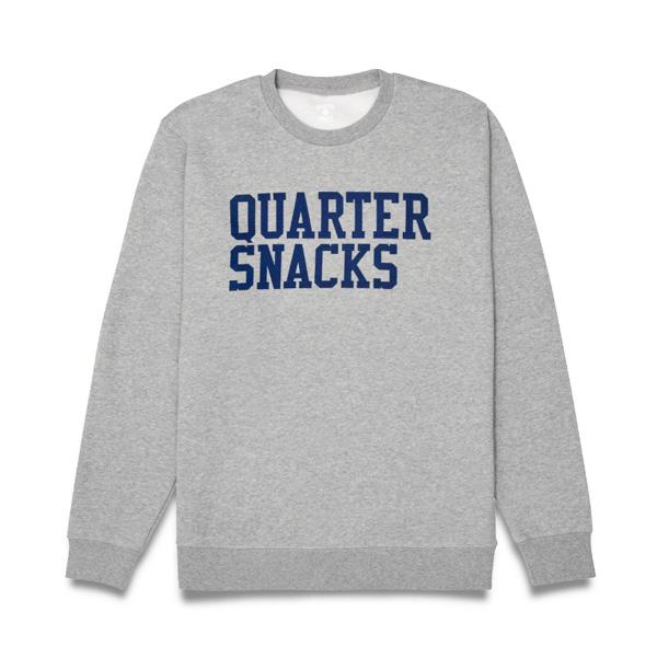 SALE QUARTER SNACKS スウェット トレーナー グレー クウォータースナックス　QUARTER SNACKS Dorm Room Crewneck （Heather Grey）_1