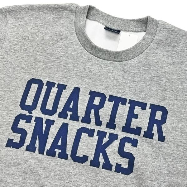 SALE QUARTER SNACKS スウェット トレーナー グレー クウォータースナックス　QUARTER SNACKS Dorm Room Crewneck （Heather Grey）_2