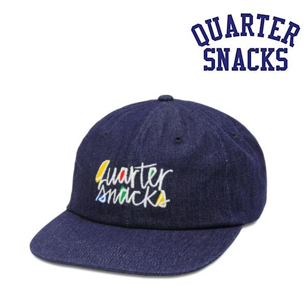 キャップ メンズ クウォータースナックス QUARTER SNACKS Pop Art Cap （Dark Denim） QUPOP