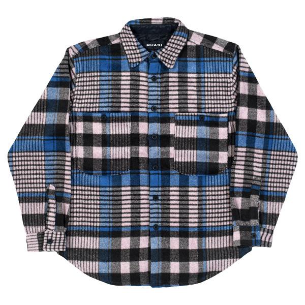 SALE シャツ メンズ 長袖 クワジ クワージー アパレル QUASI