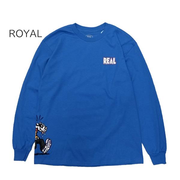 REAL skateboards Hanes L ロンT リアル Tシャツ REAL skateboards Hanes L ロンT リアル Tシャツ