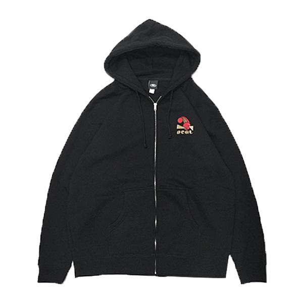 SALE REAL SKATEBOARDS パーカ REAL FOWL ZIP UP HOODIE （BLACK 
