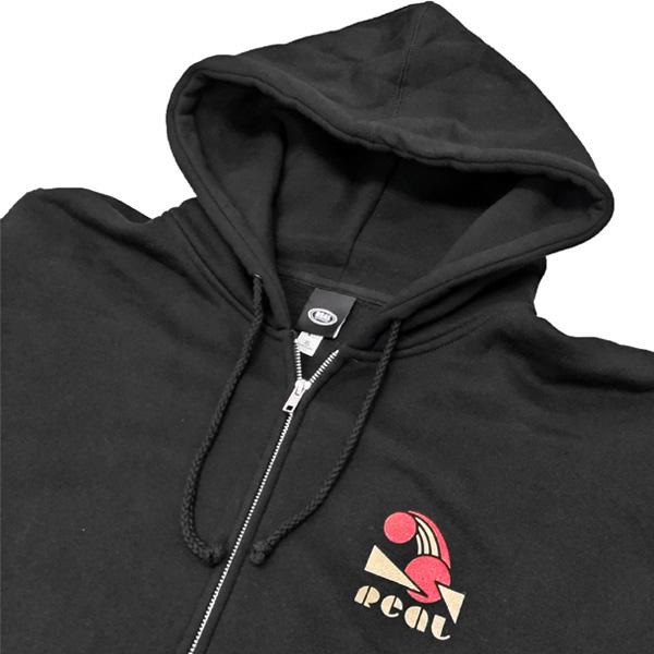 SALE REAL SKATEBOARDS パーカ REAL FOWL ZIP UP HOODIE （BLACK 