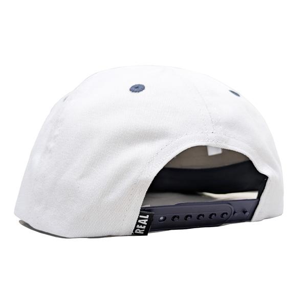 REAL SKATEBOARDS キャップ CAP リアル スケートボード ホワイトx
