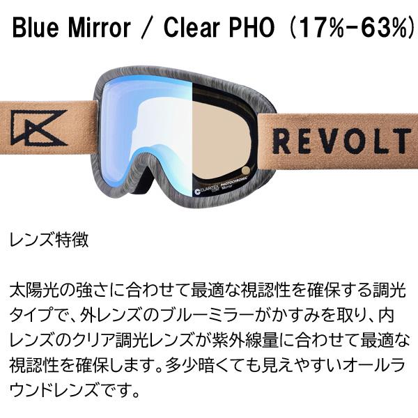 SALE 23-24 ゴーグル リボルト スノーボード REVOLT [ SUPER LIGHT