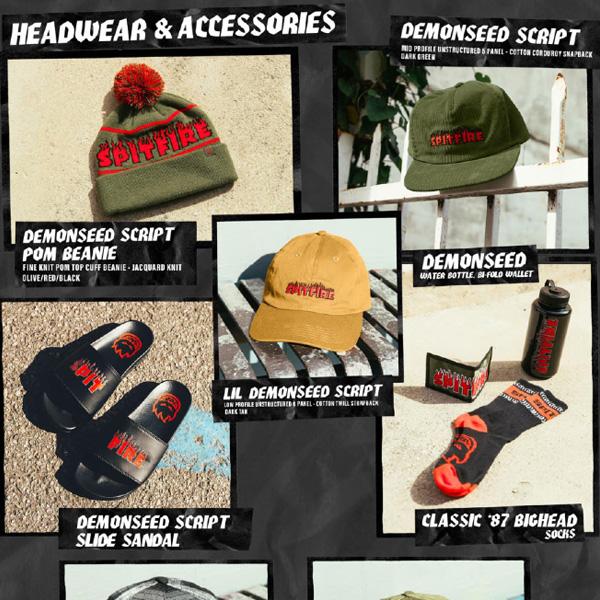 SPITFIRE WHEELS ビーニー 緑 スピットファイア　SPITFIRE DEMONSEED SCRIPT POM BEANIE（OLIVE/RED/BLACK） | SPITFIRE WHEELS | 03