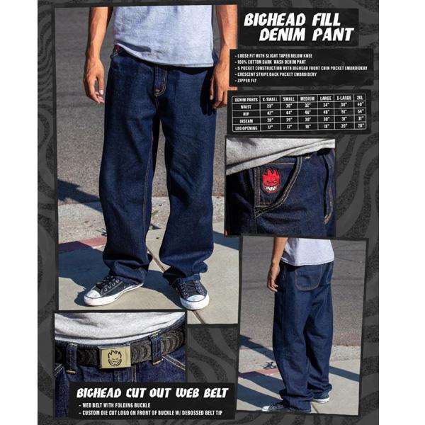スピットファイアpants SPITFIRE WHEELS パンツ スピットファイア BIGHEAD FILL DENIM