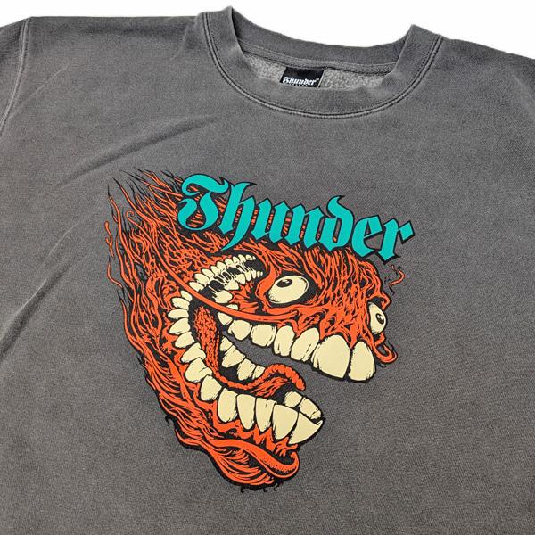 THUNDER TRUCKS サンダー クルーネックスウェット SCREAMING GRIMPLE 