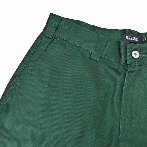 THEORIES パンツ THEORIES STAMP WORK PANTS FOREST.GREEN