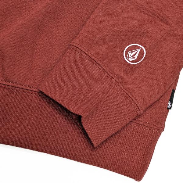 VOLCOM - SALE ボルコム スノーアパレル 汗水 メンズ 赤いこと系赤銅色 Essential Fleece Sweatshirt （RWN）