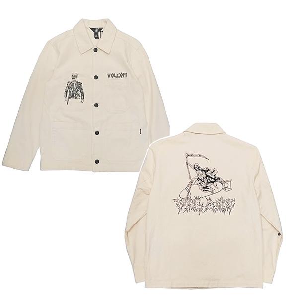 12/11まで期間限定 値下げ SALE ジャケット メンズ ボルコム VOLCOM RICHARD FRENCH SAYER FEATURED ARTIST JACKET (CLOUD) | VOLCOM