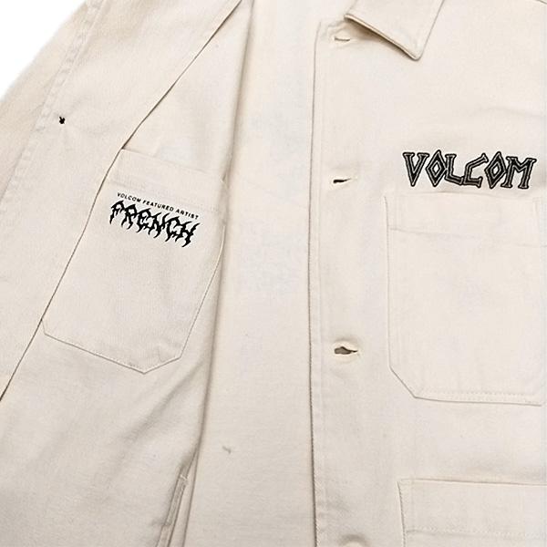 12/11まで期間限定 値下げ SALE ジャケット メンズ ボルコム VOLCOM RICHARD FRENCH SAYER FEATURED ARTIST JACKET (CLOUD) | VOLCOM | 06