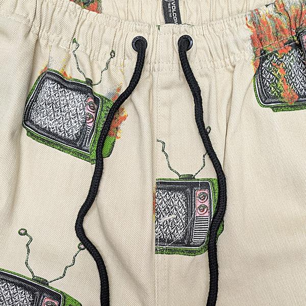 メンズ VOLCOM ペインターパンツ JUSTIN HAGER コラボモデル 総柄