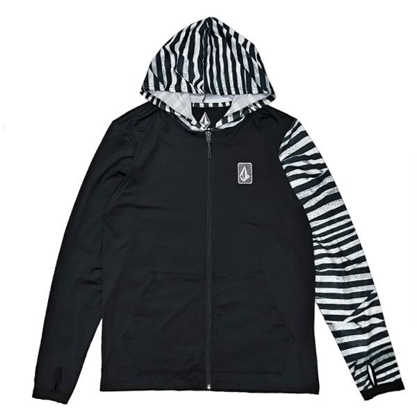 VOLCOM（ボルコム） ラッシュガード RAMP STONE HOOD LONG SLEEVE （BLACK） : THE ITAYA ...