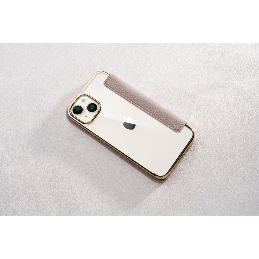 エンパイア 背面クリア 手帳型 iPhone16 16e クリアケース