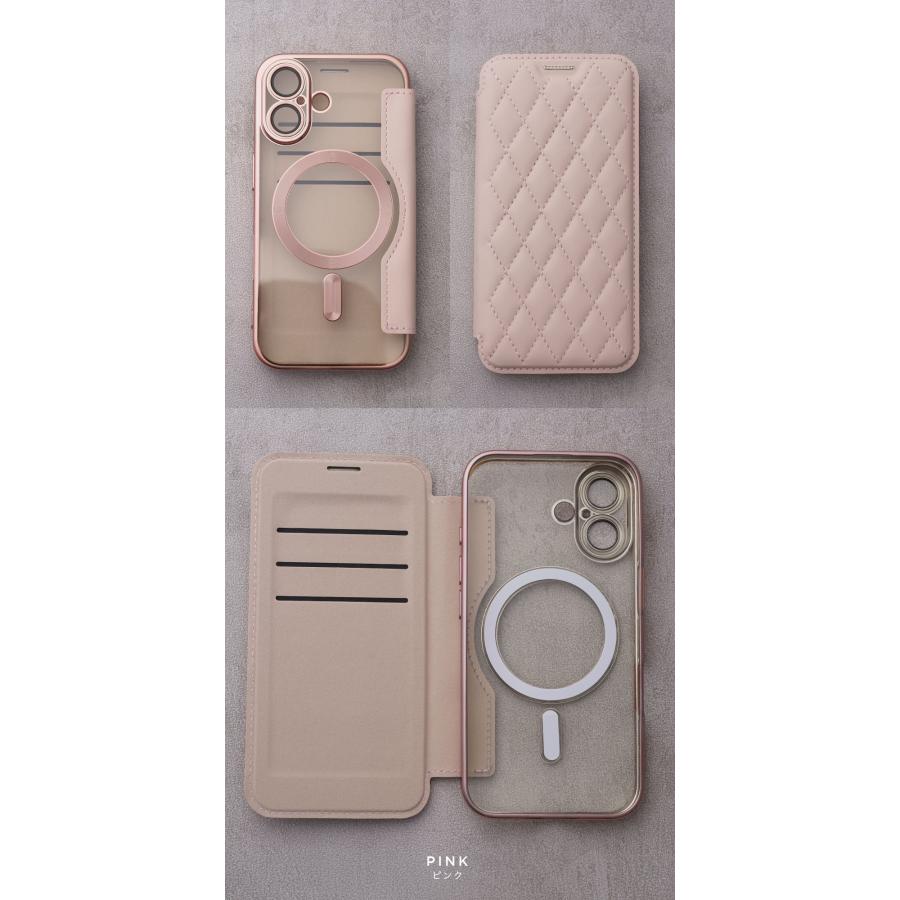 背面クリア Magsafe対応 iPhone17 16 16e ケース 手帳型 かわいい クリア 15 ケース 14 ケース iPhone13 ケース iPhone12 ケース iPhone11 pro アイフォン | エンパイア | 12