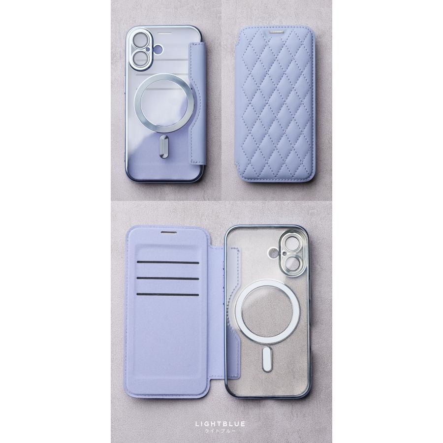 背面クリア Magsafe対応 iPhone17 16 16e ケース 手帳型 かわいい クリア 15 ケース 14 ケース iPhone13 ケース iPhone12 ケース iPhone11 pro アイフォン | エンパイア | 18