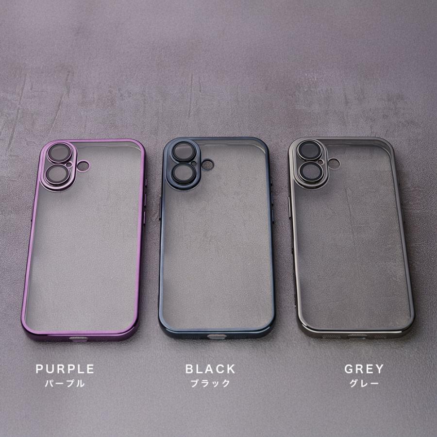 背面クリア iPhone16 16e ケース クリア 透明 カバー レンズ保護 iPhone15 14 13 12 11 SE スマホケース 可愛い かわいい おしゃれ キラキラ 推し活 | エンパイア | 11