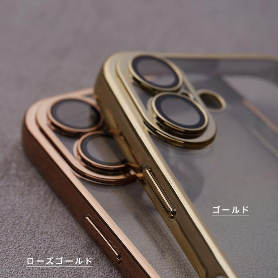 背面クリア iPhone16 16e ケース クリア 透明 カバー レンズ保護 iPhone15 14 13 12 11 SE スマホケース 可愛い かわいい おしゃれ キラキラ 推し活 | エンパイア | 14