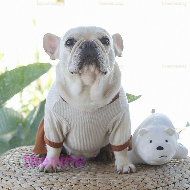 ペットウェア ドッグウエア Tシャツ カットソー ワンピース 犬服 洋服 犬 猫 ワッフル生地 くま かわいい プルオーバー キャットウェア ドッグウェア｜thekim｜10